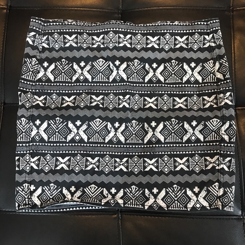 Black and White Skirt